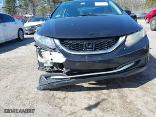 2014 Honda Civic Sedan LX with VIN 2HGFB2F55EH520699, listed as a IAAI auction lot 41907559 with 165,863 mi miles. Bid and sale history available at carsss.com. Image 6.