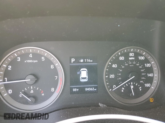 2019 Hyundai Tucson Ultimate with VIN KM8J3CAL8KU901663, listed as a Copart auction lot 48949345 with 84,062 mi miles and Salvage Title. Bid and sale history available at carsss.com. Image 9.