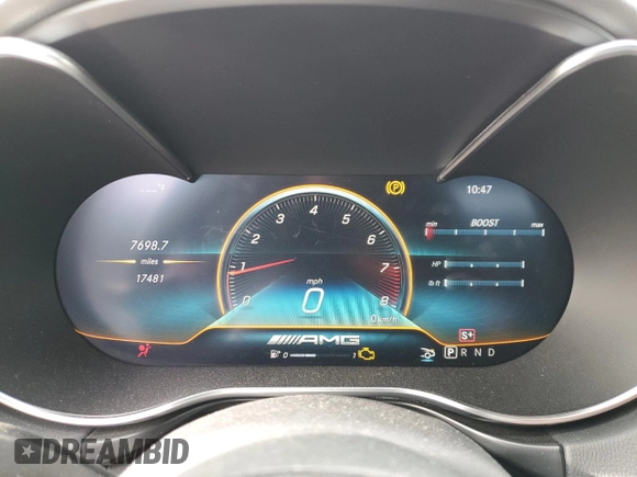 2021 Mercedes-Benz AMG GT z VIN W1KYK8CA0MA041962, wystawiony jako Copart lot #82825233 z przebiegiem 17 481 mil mil oraz . Historia ofert i sprzedaży dostępna na DreamBid. Obrazek 9.