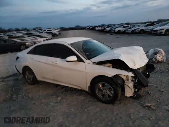2024 Hyundai Elantra SE with VIN KMHLL4DG6RU843446, listed as a Copart auction lot 44103865 with 9,672 mi miles and Clean Title. Bid and sale history available at DreamBid. Image 10.