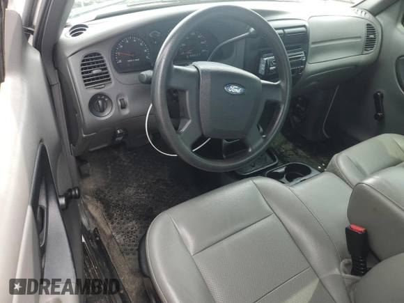 2010 Ford Ranger XL with VIN 1FTKR1AD3APA34741, listed as a Copart auction lot 57575895 with 92,451 mi miles and Salvage title. Bid and sale history available at DreamBid. Image 8.