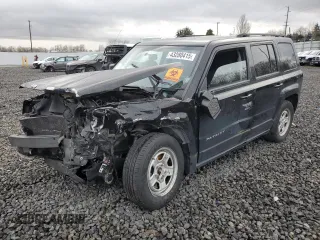 2013 Jeep Patriot Sport with VIN 1C4NJPBA1DD187006, listed as a Copart auction lot 43280415 with Not Provided miles and Salvage Title. Bid and sale history available at carsss.com. Image 1.