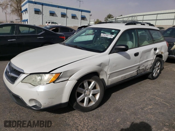2008 Subaru Outback i с VIN 4S4BP61C887366092, выставлен на аукционе Copart как лот 54336735 с пробегом 68 756 миль миль и Списание • Salvage title. История ставок и продаж доступна на DreamBid. Изображение 1.