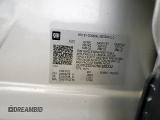 2022 Cadillac XT4 FWD Premium Luxury with VIN 1GYFZCR47NF100232, listed as a Copart auction lot 54520405 with 68,819 mi miles and Clean title. Bid and sale history available at DreamBid. Image 13.
