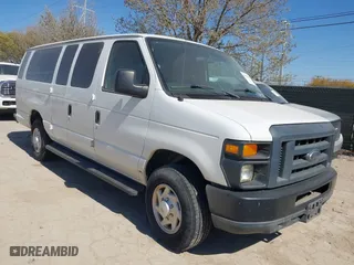 2013 Ford Econoline Wagon XL with VIN 1FBSS3BL8DDA63474, listed as a IAAI auction lot 41804848 with 61,349 mi miles. Bid and sale history available at carsss.com. Image 1.