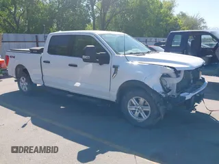 2022 Ford F-150 XL with VIN 1FTFW1E83NFB78681, listed as a IAAI auction lot 42294874 with 48,215 mi miles and . Bid and sale history available at DreamBid. Image 1.