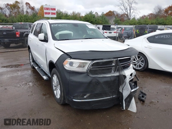2015 Dodge Durango SXT with VIN 1C4RDJAG8FC239977, listed as a IAAI auction lot 40764725 with 133,809 mi miles and . Bid and sale history available at carsss.com. Image 1.