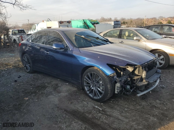 2016 Infiniti Q50 3.0t Red Sport 400 with VIN JN1FV7ARXGM450567, listed as a Copart auction lot 85932924 with 80,925 mi miles and Salvage Title. Bid and sale history available at carsss.com. Image 4.