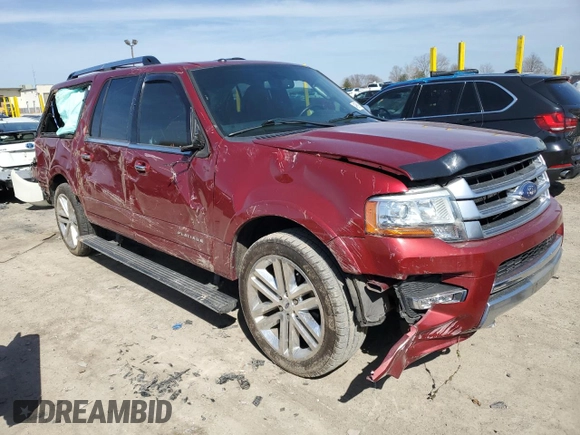 2015 Ford Expedition Max Platinum с VIN 1FMJK1MT7FEF29526, выставлен на аукционе Copart как лот 49591635 с пробегом Не указан миль и Чистый • Clean title. История ставок и продаж доступна на DreamBid. Изображение 4.