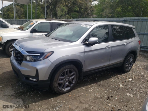 2022 Honda Passport EX-L with VIN 5FNYF7H5XNB006441, listed as a Copart auction lot 46358273 with 17,067 mi miles. Bid and sale history available at carsss.com. Image 1.