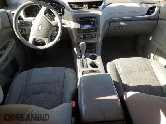 2017 Chevrolet Traverse LS с VIN 1GNKRFED0HJ242538, выставлен на аукционе Copart как лот 54681305 с пробегом 98 676 миль миль и Списание • Salvage title. История ставок и продаж доступна на DreamBid. Изображение 8.