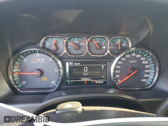 2015 Chevrolet Silverado 1500 LT with VIN 3GCUKREC6FG226633, listed as a Copart auction lot 43912075 with 125,940 mi miles and Clean Title. Bid and sale history available at DreamBid. Image 9.
