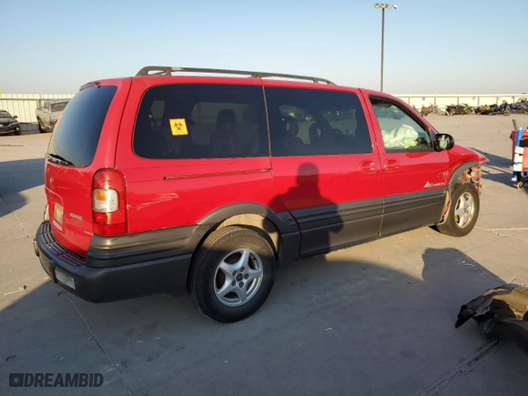 2001 Pontiac Montana w/1SJ Pkg with VIN 1GMDX13E21D116297, listed as a Copart auction lot 74345224 with 0 mi miles and Salvage Title. Bid and sale history available at carsss.com. Image 3.