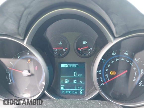 2014 Chevrolet Cruze 1LT with VIN 1G1PC5SB5E7174588, listed as a IAAI auction lot 42638357 with 89,813 mi miles and . Bid and sale history available at DreamBid. Image 7.