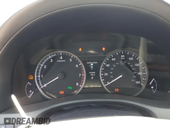 2013 Lexus GS 350 with VIN JTHBE1BL8D5000973, listed as a Copart auction lot 62224855 with 303,143 mi miles and Salvage title. Bid and sale history available at DreamBid. Image 9.