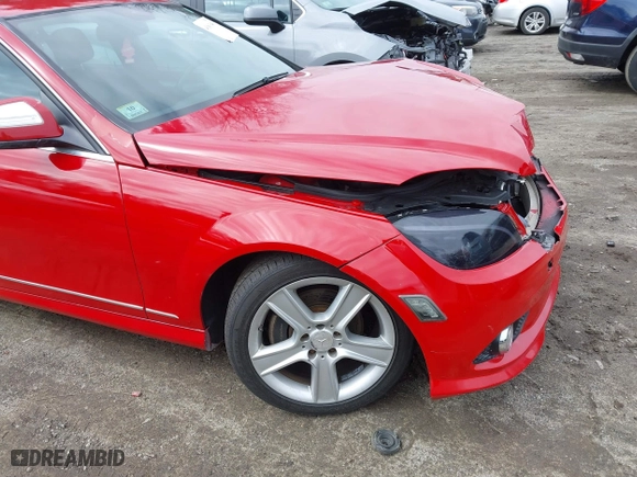2008 Mercedes-Benz C-Class 3.0L Sport with VIN WDDGF54X08F081937, listed as a IAAI auction lot 41863481 with 153,026 mi miles. Bid and sale history available at carsss.com. Image 12.
