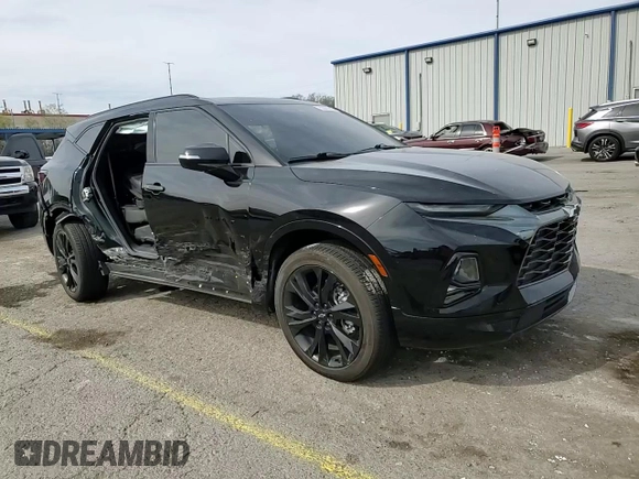 2021 Chevrolet Blazer RS z VIN 3GNKBERSXMS581453, wystawiony jako Copart lot #52261965 z przebiegiem 74 137 mil mil oraz Szkoda całkowita • Salvage title. Historia ofert i sprzedaży dostępna na DreamBid. Obrazek 11.