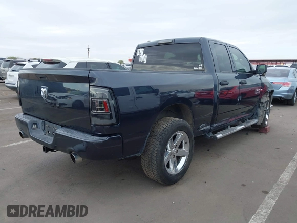 2014 Ram 1500 Express with VIN 1C6RR6FT5ES416548, listed as a IAAI auction lot 41518392 with 127,336 mi miles and . Bid and sale history available at DreamBid. Image 4.