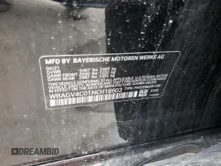 2022 BMW 8 Series 840i z VIN WBAGV4C01NCH18603, wystawiony jako Copart lot #51969445 z przebiegiem 19 502 mil mil oraz Tytuł czysty. Historia ofert i sprzedaży dostępna na DreamBid. Obrazek 12.
