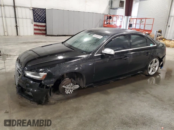 2015 Audi S4 Premium Plus with VIN WAUBGAFL1FA127044, listed as a Copart auction lot 48535315 with 115,920 mi miles and Salvage Title. Bid and sale history available at carsss.com. Image 1.