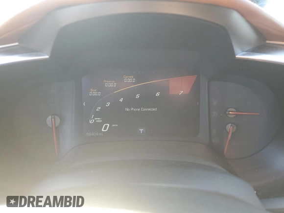 2014 Chevrolet Corvette Z51 3LT with VIN 1G1YM2D71E5129832, listed as a Copart auction lot 42787075 with 68,404 mi miles and Salvage title. Bid and sale history available at DreamBid. Image 9.