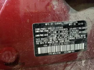 2020 Subaru Forester Premium with VIN JF2SKAJC9LH487336, listed as a Copart auction lot 83901344 with 107,753 mi miles and Salvage Title. Bid and sale history available at carsss.com. Image 14.
