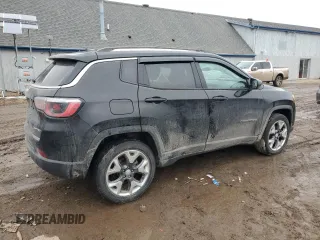 2019 Jeep Compass Limited z VIN 3C4NJDCB0KT647592, wystawiony jako Copart lot #46827035 z przebiegiem 68 516 mil mil oraz Czysty tytuł • Clean title. Historia ofert i sprzedaży dostępna na DreamBid. Obrazek 3.