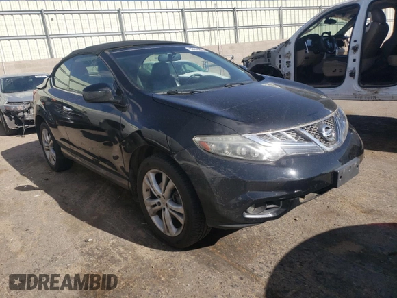 2011 Nissan Murano CrossCabriolet with VIN JN8AZ1FY7BW003057, listed as a Copart auction lot 53606205 with 171 mi miles and Clean Title. Bid and sale history available at carsss.com. Image 4.
