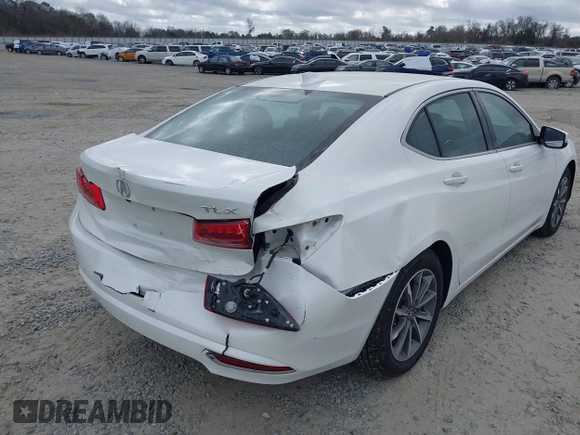 2018 Acura TLX w/Technology Pkg with VIN 19UUB1F5XJA000797, listed as a IAAI auction lot 41454559 with 47,005 mi miles. Bid and sale history available at carsss.com. Image 6.