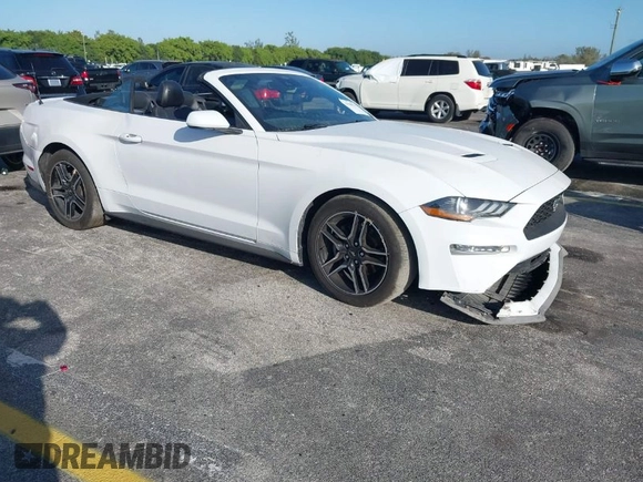 2021 Ford Mustang EcoBoost with VIN 1FATP8UH9M5104301, listed as a IAAI auction lot 41588511 with 95,414 mi miles and . Bid and sale history available at carsss.com. Image 1.