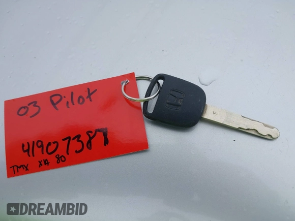 2003 Honda Pilot EX with VIN 2HKYF18523H501518, listed as a IAAI auction lot 41907387 with 234,473 mi miles and . Bid and sale history available at DreamBid. Image 11.
