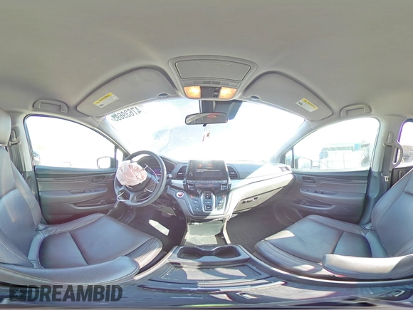 2020 Honda Odyssey EX with VIN 5FNRL6H56LB065958, listed as a Copart auction lot 47639695 with 64,358 mi miles and Salvage Title. Bid and sale history available at DreamBid. Image 13.