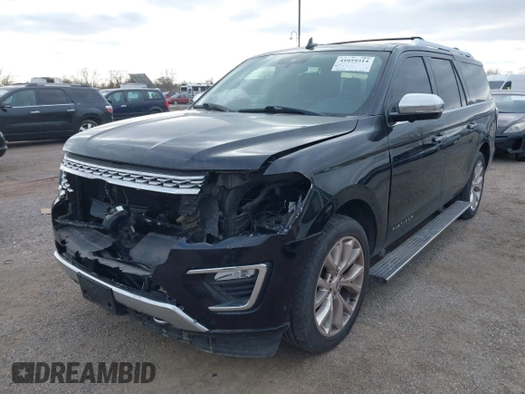 2018 Ford Expedition Max Platinum z VIN 1FMJK1MT4JEA45404, wystawiony jako IAAI lot #41059314 z przebiegiem 139 455 mil mil oraz . Historia ofert i sprzedaży dostępna na DreamBid. Obrazek 6.