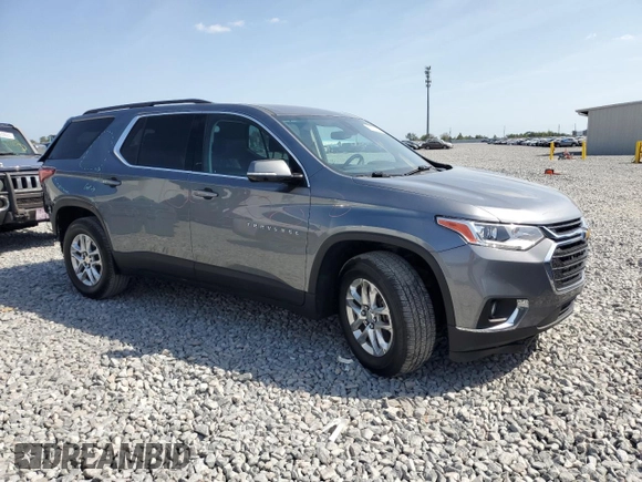 2020 Chevrolet Traverse LT Leather with VIN 1GNEVHKWXLJ238869, listed as a Copart auction lot 54712885 with 123,873 mi miles and Salvage Title. Bid and sale history available at carsss.com. Image 4.