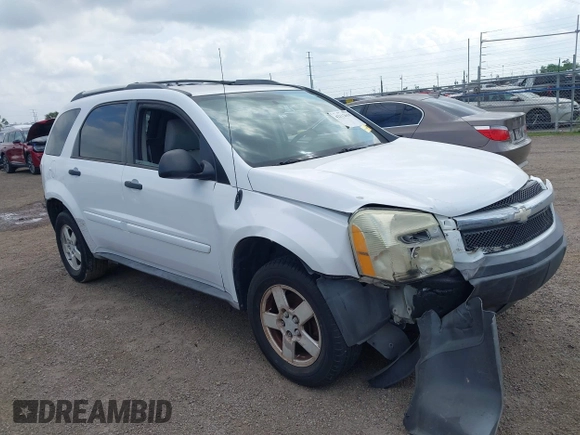 2005 Chevrolet Equinox LS z VIN 2CNDL13F656146590, wystawiony jako IAAI lot #42112618 z przebiegiem 149 214 mil mil oraz . Historia ofert i sprzedaży dostępna na DreamBid. Obrazek 1.