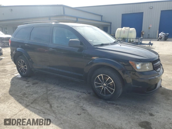 2018 Dodge Journey SE with VIN 3C4PDCABXJT242593, listed as a Copart auction lot 49830085 with 176,553 mi miles and Salvage Title. Bid and sale history available at carsss.com. Image 4.