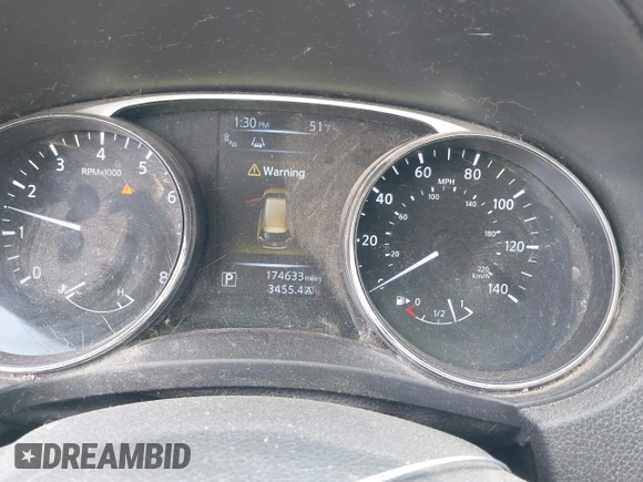 2015 Nissan Rogue SL with VIN 5N1AT2MV2FC804820, listed as a IAAI auction lot 41932296 with 174,633 mi miles and . Bid and sale history available at carsss.com. Image 7.