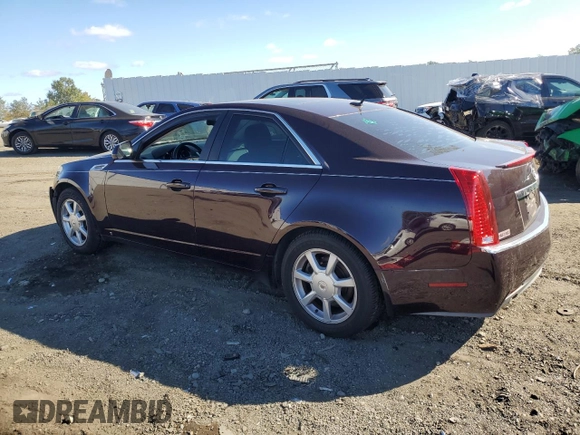 2008 Cadillac CTS RWD w/1SA with VIN 1G6DF577680213095, listed as a Copart auction lot 75020224 with 68,106 mi miles and Salvage Title. Bid and sale history available at carsss.com. Image 2.