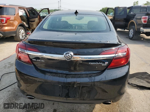 2016 Buick Regal Premium II with VIN 2G4GT5GX0G9193803, listed as a Copart auction lot 60641235 with 69,500 mi miles and Salvage title. Bid and sale history available at DreamBid. Image 6.