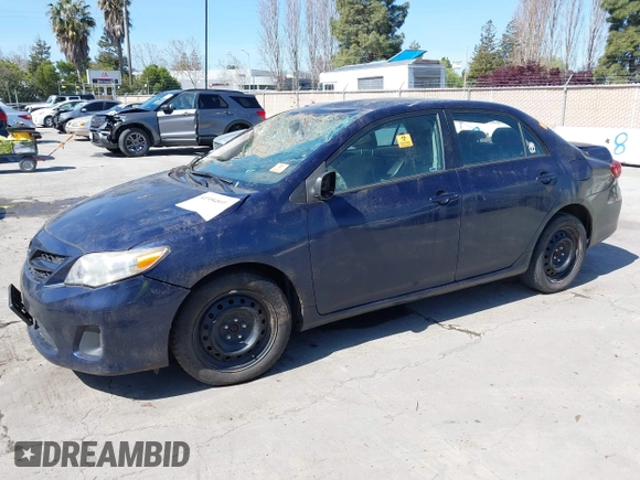 2012 Toyota Corolla L with VIN 2T1BU4EE2CC835553, listed as a IAAI auction lot 41954860 with 1 mi miles. Bid and sale history available at carsss.com. Image 2.