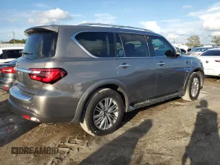2019 Infiniti QX80 LUXE with VIN JN8AZ2NE1K9236198, listed as a Copart auction lot 73667024 with 0 mi miles and Non Repairable. Bid and sale history available at carsss.com. Image 3.