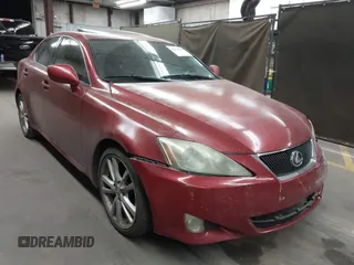 2007 Lexus IS 350 with VIN JTHBE262575016978, listed as a IAAI auction lot 42033561 with 156,474 mi miles and . Bid and sale history available at DreamBid. Image 1.