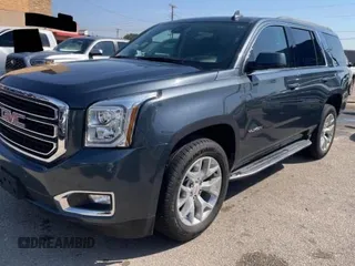 2020 GMC Yukon SLT with VIN 1GKS1BKC0LR181761, listed as a Copart auction lot 89182775 with 55,220 mi miles and Salvage Title. Bid and sale history available at DreamBid. Image 2.