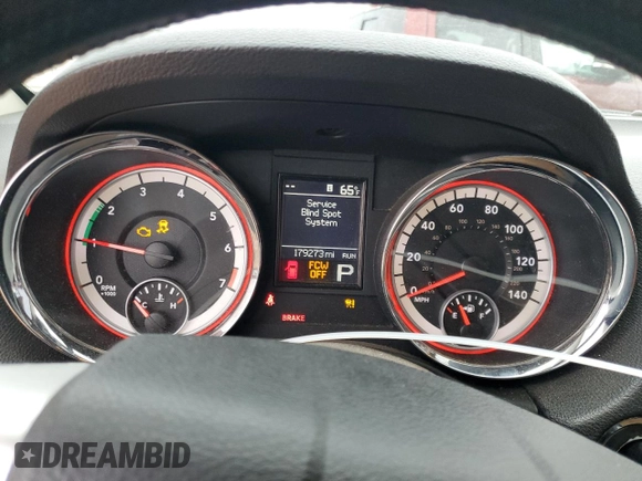 2011 Dodge Durango Citadel with VIN 1D4RD5GGXBC673331, listed as a Copart auction lot 43853155 with 179,273 mi miles and Salvage title. Bid and sale history available at DreamBid. Image 9.
