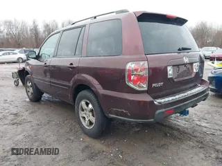 2007 Honda Pilot EX-L with VIN 2HKYF18557H535426, listed as a IAAI auction lot 41126160 with 169,336 mi miles. Bid and sale history available at carsss.com. Image 3.