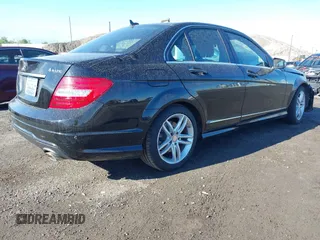 2013 Mercedes-Benz C 300 Sport with VIN WDDGF8AB5DG075257, listed as a IAAI auction lot 42197745 with 19,571 mi miles and . Bid and sale history available at carsss.com. Image 4.