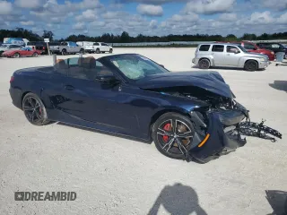 2023 BMW 4 Series M440i with VIN WBA53AT03PCL15153, listed as a Copart auction lot 47616645 with Not Provided miles and Salvage Title. Bid and sale history available at DreamBid. Image 4.