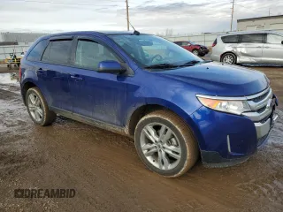 2013 Ford Edge SEL with VIN 2FMDK4JC6DBE27078, listed as a Copart auction lot 46593035 with 64,526 mi miles and Salvage Title. Bid and sale history available at carsss.com. Image 4.