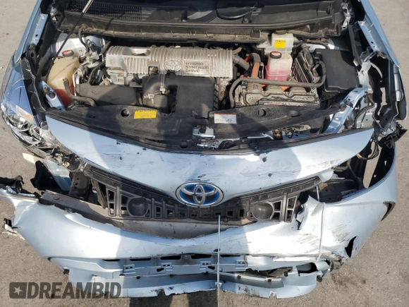 2015 Toyota Prius Two with VIN JTDZN3EU0FJ032228, listed as a Copart auction lot 58734215 with 192,726 mi miles and Salvage title. Bid and sale history available at DreamBid. Image 12.
