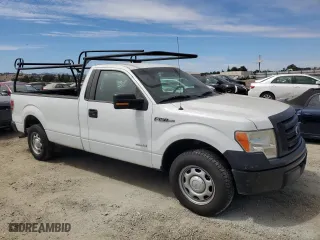 2011 Ford F-150 XL with VIN 1FTNF1CT1BKE20289, listed as a Copart auction lot 67071124 with 261,315 mi miles and Salvage Title. Bid and sale history available at carsss.com. Image 4.